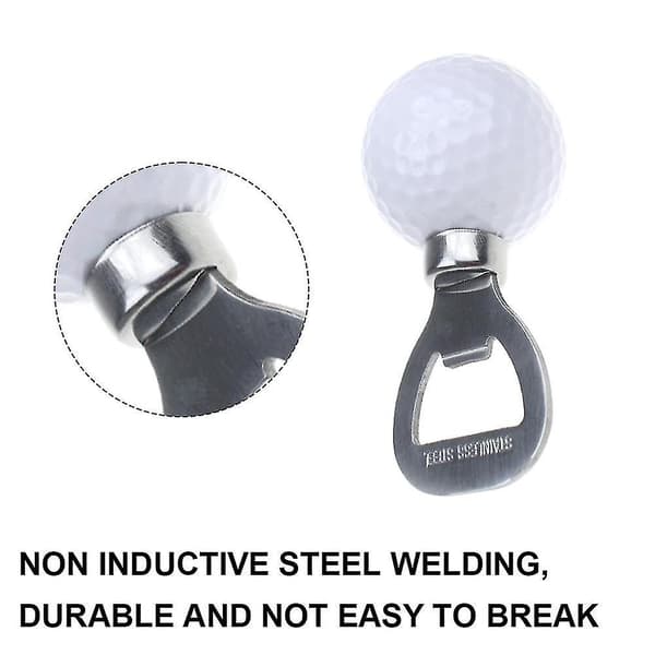 Golfboll Flasköppnare, Golfer Öl Present Nyhet För Golfälskaren Och White