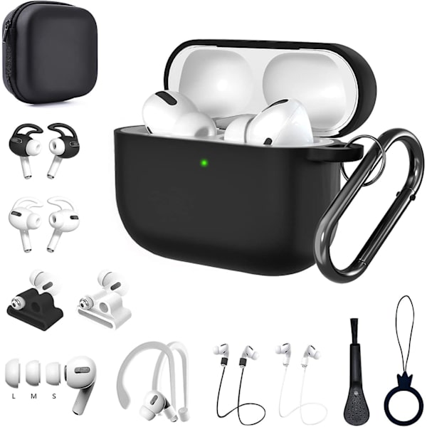 Tillbehörssats - 15 i 1-kit (svart)