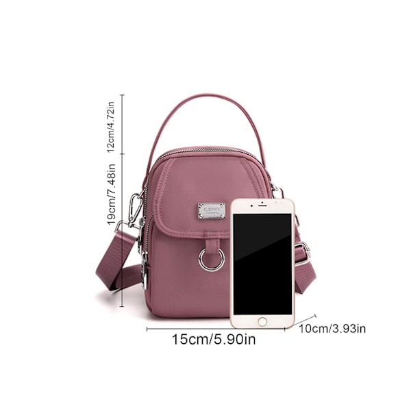 Ny Ankomst Flicka Plånbok Handväskor Liten Axelväska Crossbody Väska Messenger Väska Telefon Väska Purple