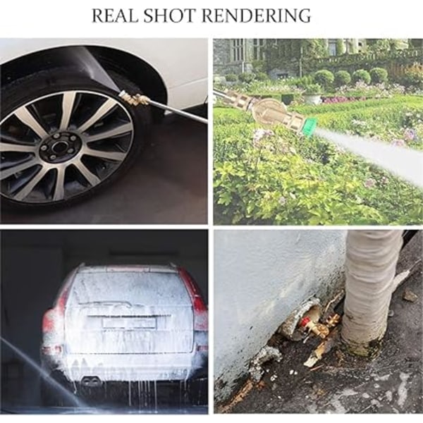 5 Pikaliitin suutinta Wilks-USA/ P1/ Hyundai/RocwooD bensiinikäyttöiseen painepesuriin, 5 suutinkärkeä 1/4' pikaliittimelle