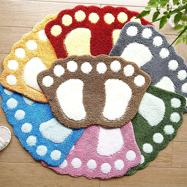 Baderomsmatter Vannabsorberende Sklisikker Matte Brukes På Baderom, Dusj, Rom, Osv. Myk Mikrofiber Bademat Maskinvaskbar Bademat Baderomsmatte (g
