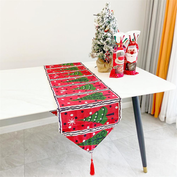 Elegant Julebordløper, Ideell For Julemiddagsselskapsdekor A
