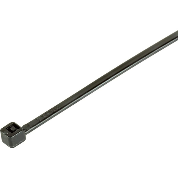 Små lilla kabelbinder, 100 mm x 2,5 mm, bulkpakke med 1000, 4\" Premium nylon Black 200mmx2.5mm