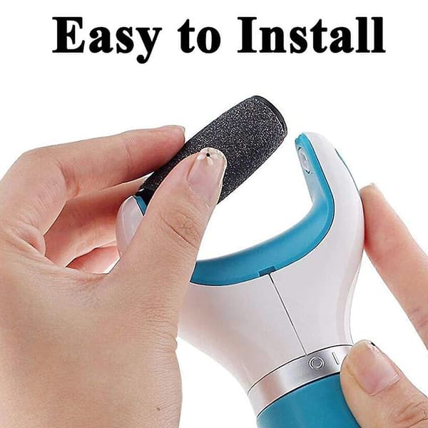 Refillruller som passer til elektrisk callusfjerner - Pedikyrfilverktøy - Erstatningsrefiller 3-pakning 3pcs light blue