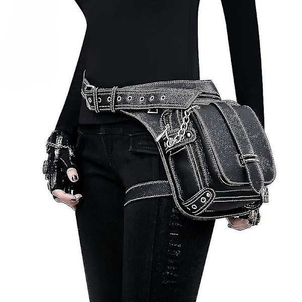 Messenger Bag Steampunk Retro Midjeväska Herr Utomhus Axelväska Mobiltelefon Midjeväska Ryggsäck