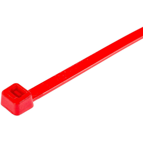 Små lilla kabelbinder, 100 mm x 2,5 mm, bulkpakke med 1000, 4\" Premium nylon Red 200mmx4.8mm