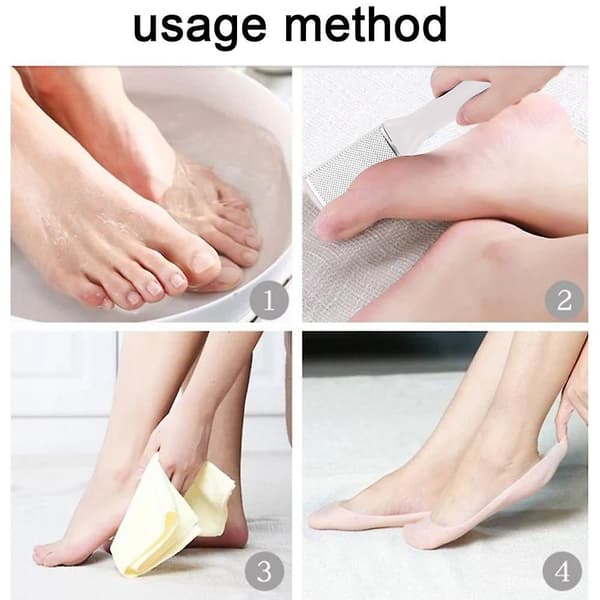Callusfjerner i rustfrit stål, effektiv til tyk callus og revnede fødder, pedicure rasp Snow White