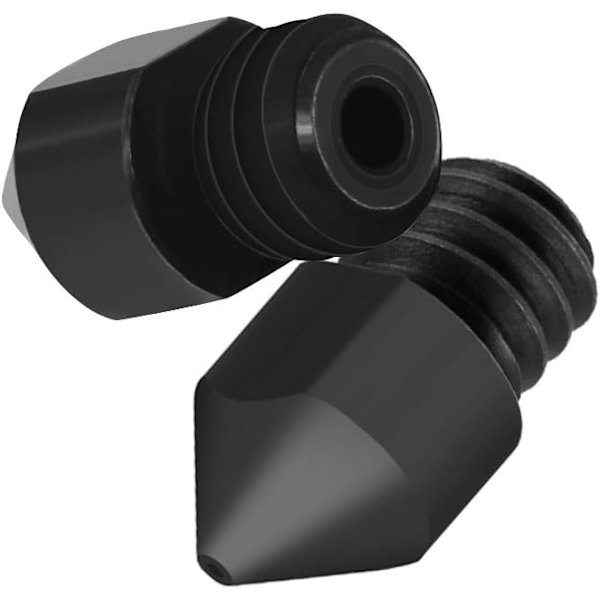 3 stk. 0,4 mm hærdede stål dyser til 1,75 mm filament til Creality Ender 3 / CR-10 / CR-10S Pro/TEVO Tarantula Pro/TEVO Flash/Sapphire Pro