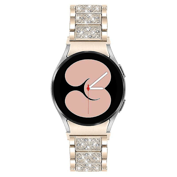 Urrem i rustfrit stål til Samsung Galaxy Watch4 Active 40mm/44mm/Watch4 Classic 42mm/46mm Gold