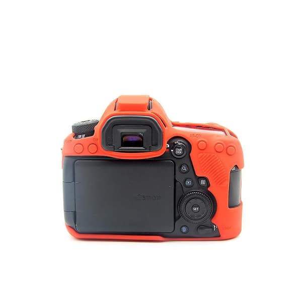 Flexibelt silikonkameraskydd för Canon EOS 6D Mark II Red