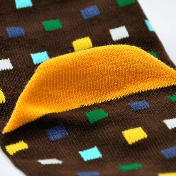 Mäns tåsstrumpor Crew Running Five Finger Socks Bomull