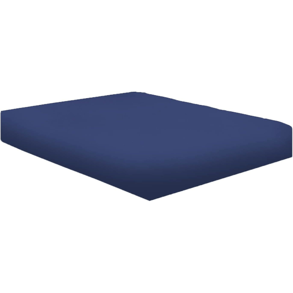 100% egyptiläistä puuvillaa 10\"/25cm syvät lakanat - Muotoonommeltu - Yhden hengen - Kahden hengen - King - Super King Navy Super King