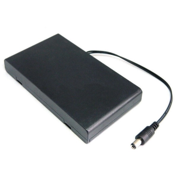 12V 8 x AA Batterihållare Fack Låda med Ledningar Switch DIY Behållare Organiserare