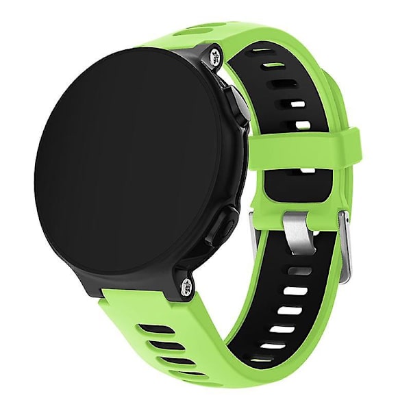 22 mm hopeinen solkikiinnitteinen kellon ranneke Garmin Forerunner 235/230/620/630/220/735/735XT -kelloihin, jousitangolla