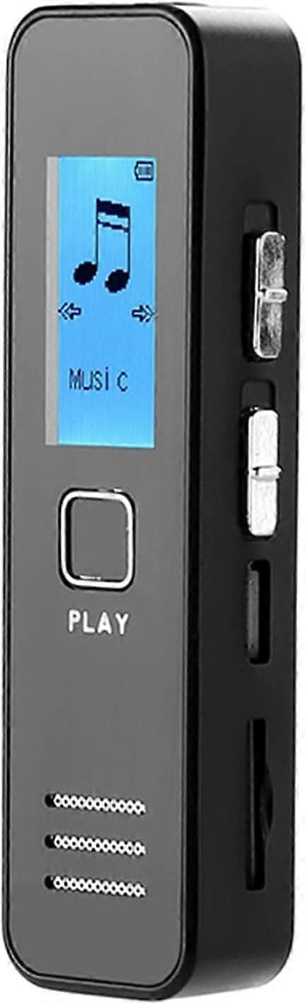 Digital stemmeoptager, lyd diktafon MP3-afspiller USB-flashdrev til kurser, interviews, møder, konferencer