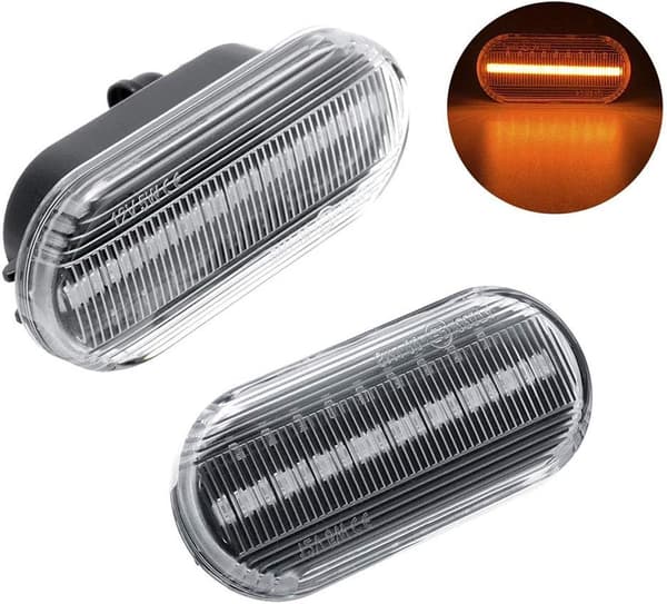 Blinklys, 1 Par Dynamisk Sideindikator Flydende Sidemarkeringslys Lampe Udskiftning til V-W T5