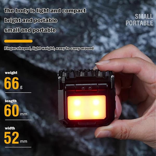 Otsalamppu taskulampulla | Taskulamppuotsalamppu | LED-otsalamppu retkeilyyn, 5 tilaa