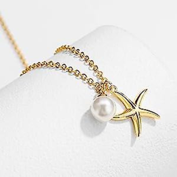 Halskjede med anheng for kvinner, 14k gullbelagt justerbart kjede med forskjellige design