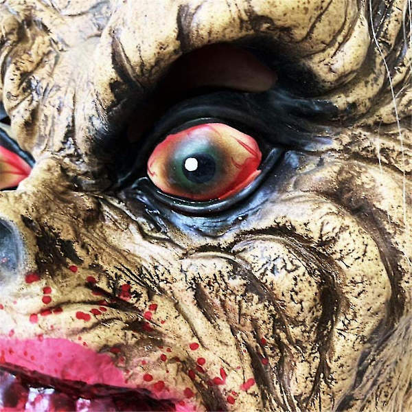 Demonimaski vähemmällä tukalla, PVC Halloween -koristeet, karmiva retro hauska Halloween-setti