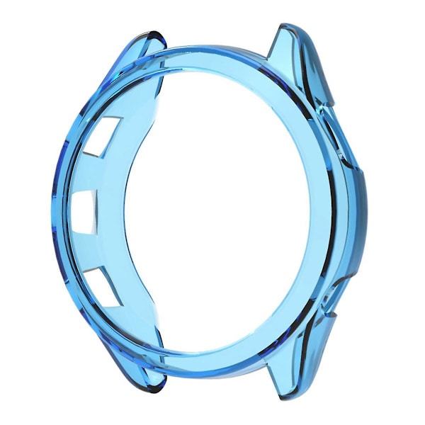För Garmin Case 265 watch Anti-drop Transparent TPU watch Blue