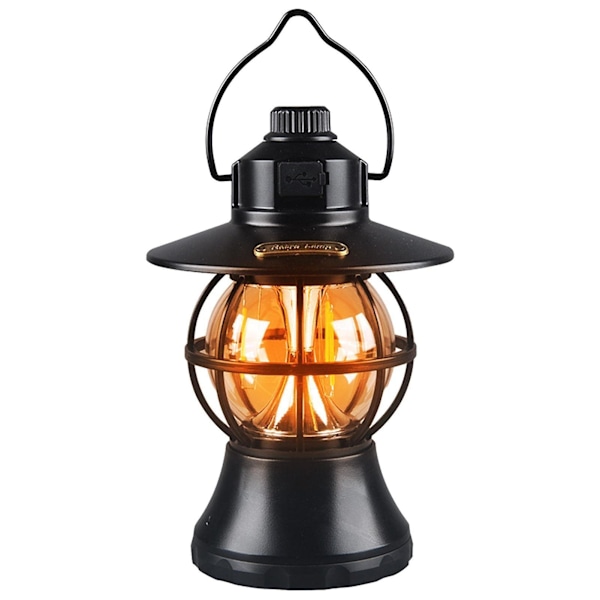 Retro LED -retkeilylyhty | ABS Vintage LED -lyhty, ulkoteltan valaistus, retkeilyvarusteet työkalupakkien, auton konepeltien ja kehysten ripustamiseen