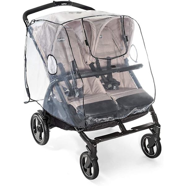 Regnskydd för dubbel barnvagn