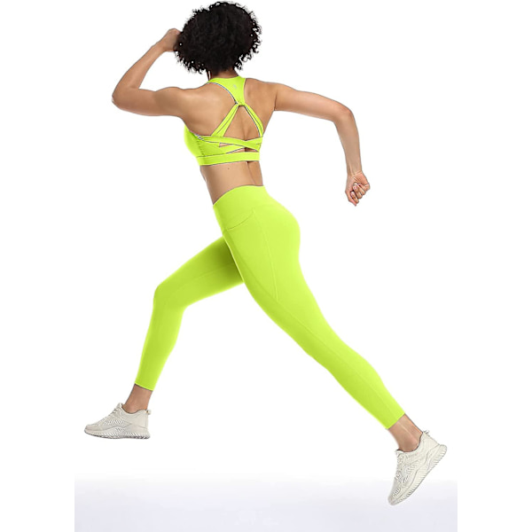 Urheiluliivit naisille treeniin - Fitness, urheilu, juoksuliivit, aktiivivaatteet, joogatoppi Green S