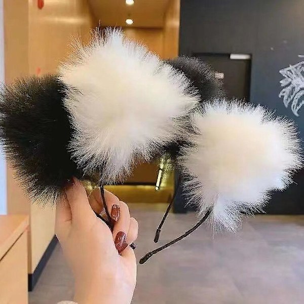4 st kattöron pannband hårbåge dam flickor hårband söta hår accessoarer för fest dekoration kostym klädsel fester
