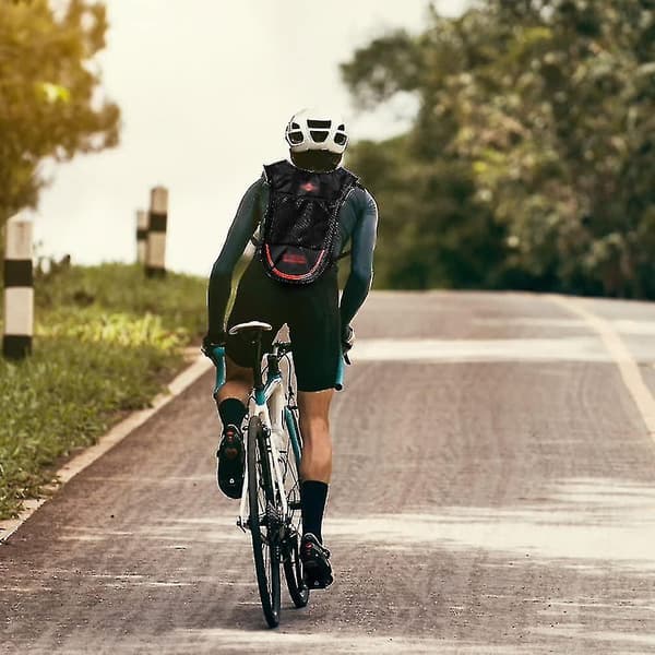 Rygsæk til backpacking, vandring, løb, cykling og klatring red