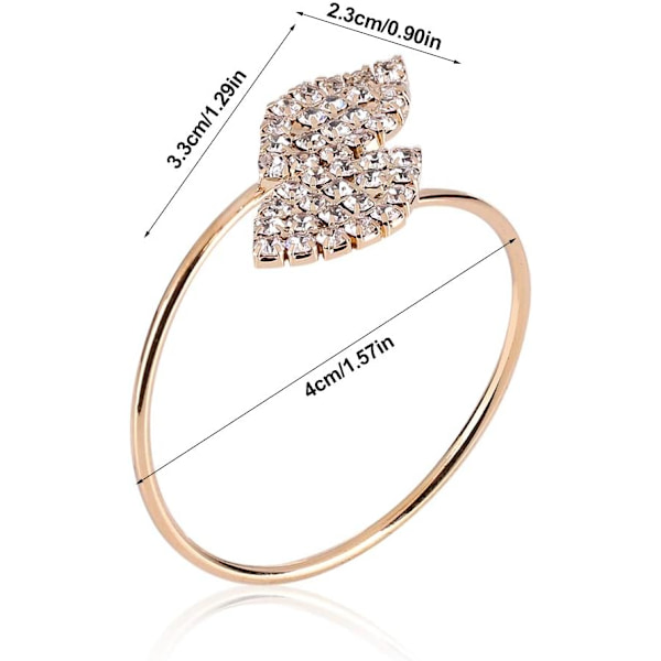 12 stk. Serviettringer Sett Rhinestone Serviett Holder Ringer Gull Håndlaget Spenne Holder Borddekorasjon