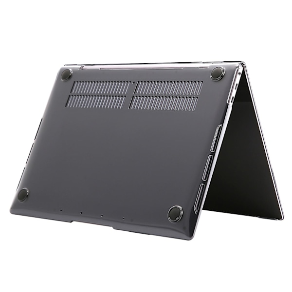 Hållbar, reptålig, genomskinlig PC-skydd för MateBook 13S 2021, med ihålig botten Transparent Black