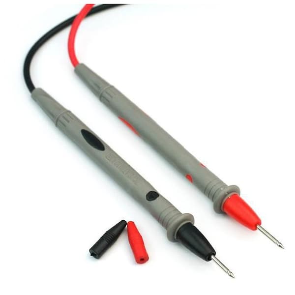 2 stk. Digital Multimeter Testledning Probe Kabel 1000v 10a