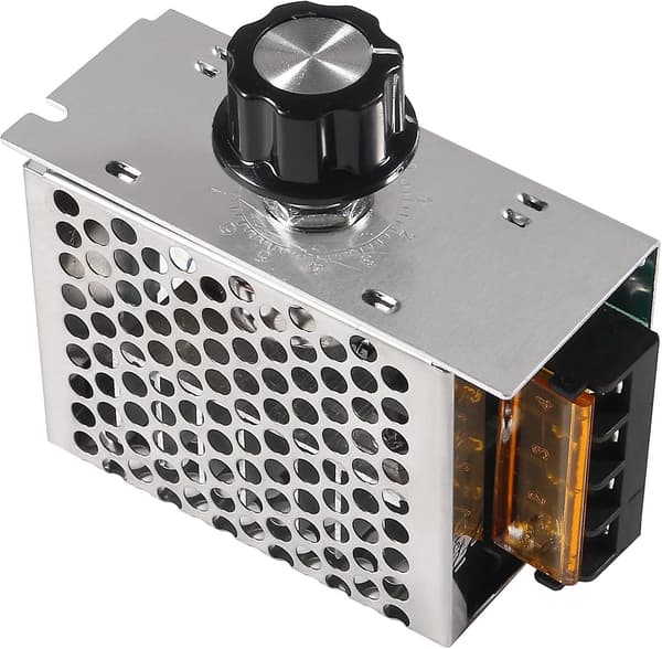 2-pakning AC 220V 4000W Høyeffekt SCR Elektronisk Spenningsregulator Termostat Hastighetskontroller Regulator