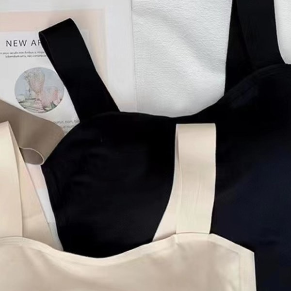 Camisole til kvinder, luftige bløde komfortable tanktoppe hvide black