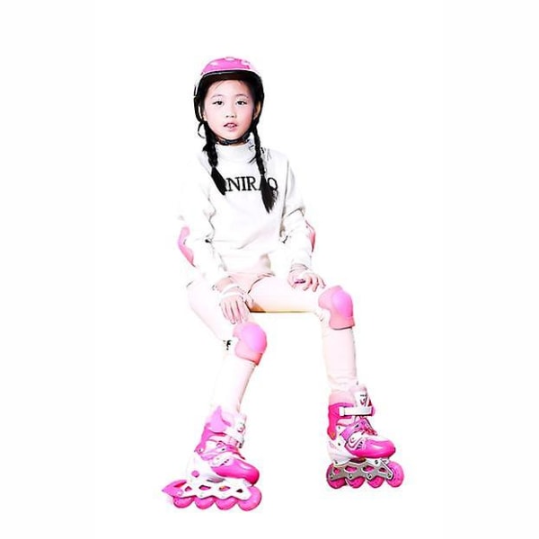 Justerbare Inline Skøjter Led Inline Skøjter Pink S