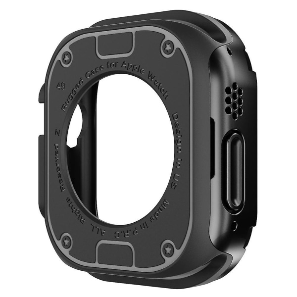 Watch till Apple Watch Series 8 7 41mm/Series 6 5 4 SE (2022 ) SE 40mm TPU+PC Stötsäker ram Black