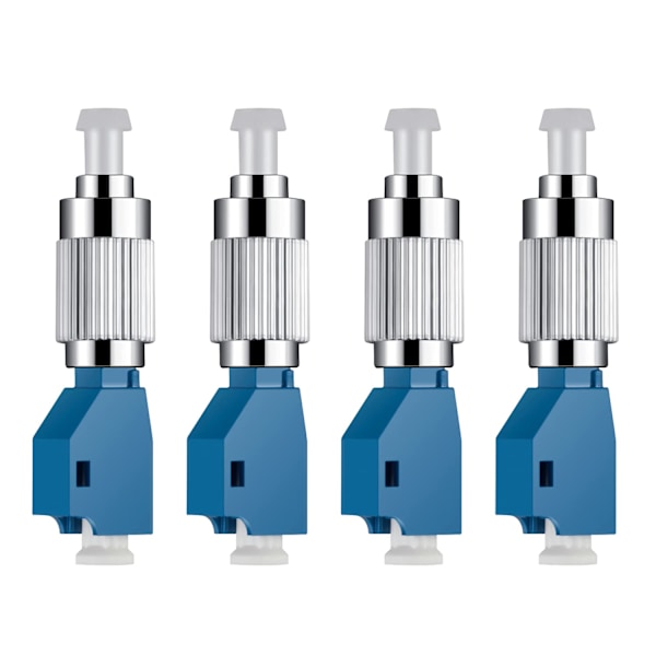 4 st Visual Fault Locator Fiberadapter, Fiberoptisk Koppling, Singlemode 9/125um FC Hane till LC Hona Hybrid Optisk Fiber