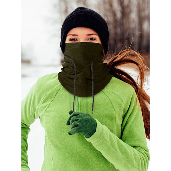 3 stk. Taktisk Tungvekts Balaklava, Vinterfleece Balaklava for Menn, for Utendørs Vandring, Camping, Ski, Sykling