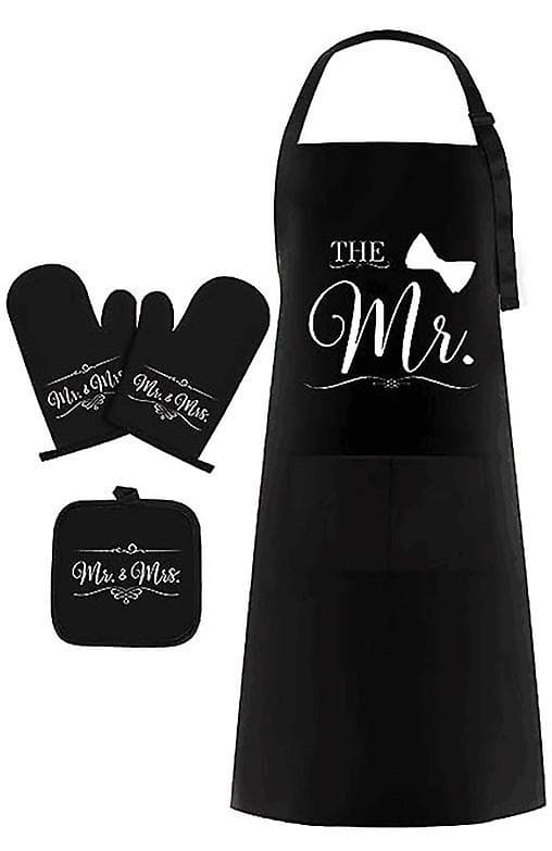 Mr. & Mrs. Forklesett - Bryllupsgave, Hvit & Svart