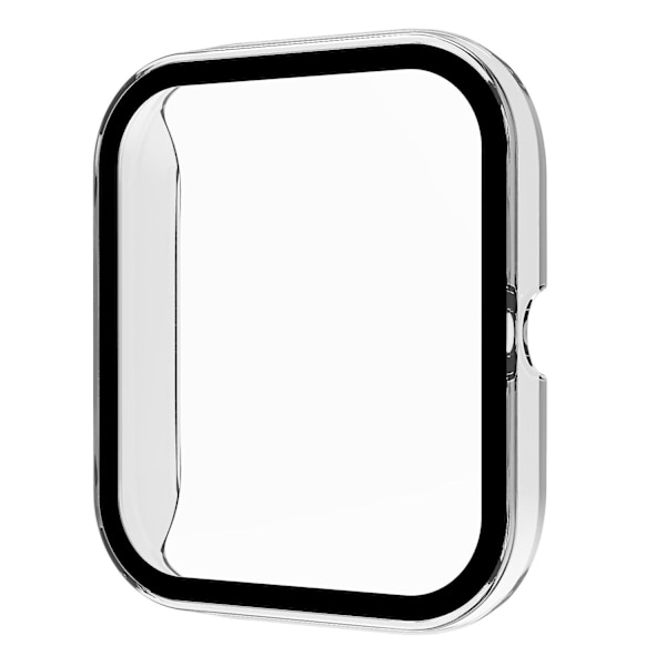 Kirkas Suojakotelo Koko Peittävä Kova PC-kuori Haylou GST LS09B:lle, karkaistulla lasisella näytönsuojalla Transparent