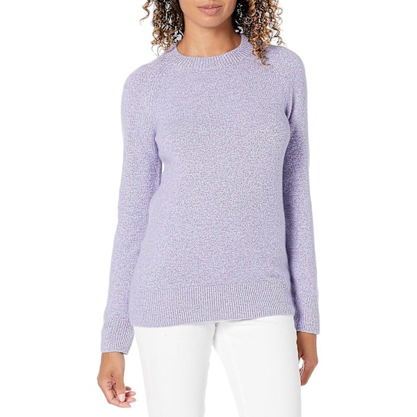 Klassisk passform Mjuk touch Långärmad Crewneck Jumper för kvinnor