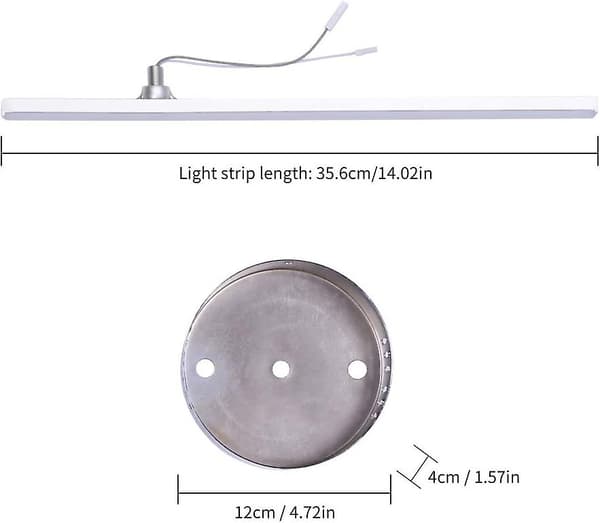 LED loftlampe, moderne parallel stribe design loft lysekrone lampe med 2 stykker parallel stribe lys til stue soveværelse spisestue