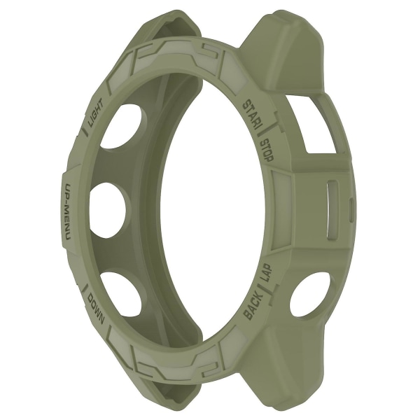 TPU watch för Garmin epix Pro ( Gen 2) 47 mm/Fenix ​​7 Pro /Fenix ​​7, ihåligt cover anti-scratch Jungle Green