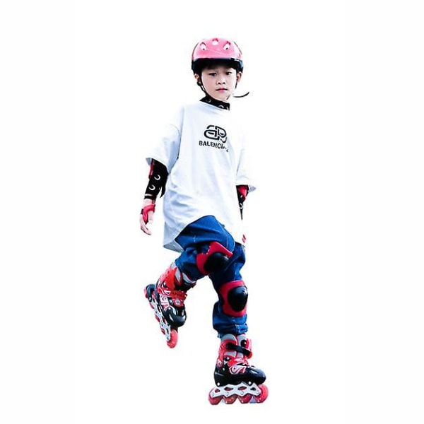Justerbare Inline Skøjter Led Inline Skøjter Red L