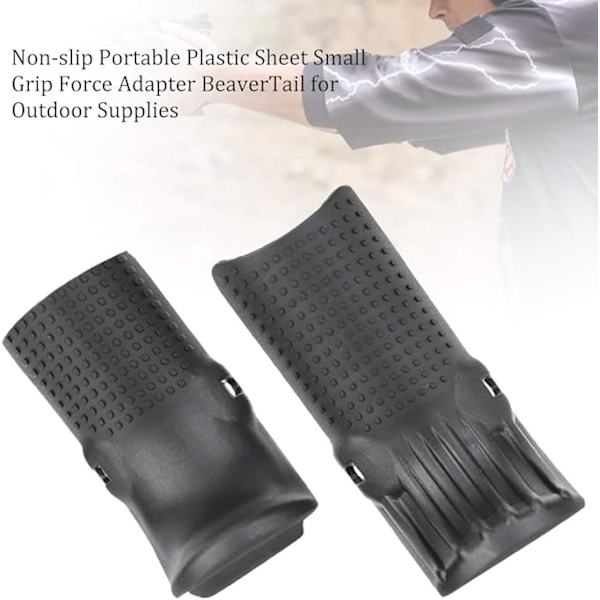 Grip Force -sovitin, 2 kpl 6x3x3 cm muovinen liukumaton Grip Force -sovitin ja 4 muovitikkua