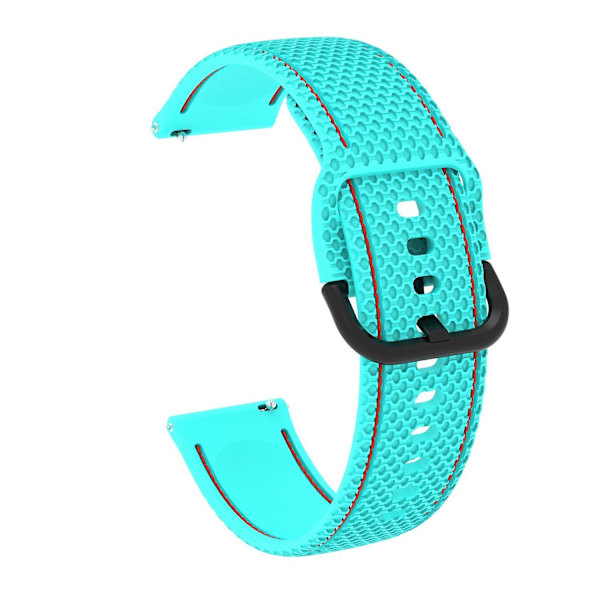 Silikoninen kellon ranneke tikkauksella Samsung Galaxy Watch 5 40mm/44mm/ Watch 5 Pro 45mm -kelloon Teal