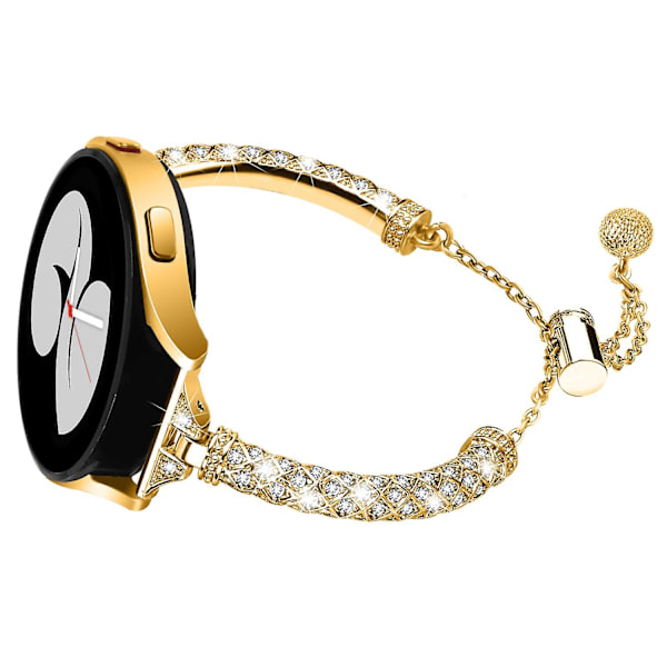 20mm klockarmband för Samsung Galaxy Watch6 40mm 44mm/Watch6 Classic 43mm 47mm/Watch 4/5 40mm 44mm Gold