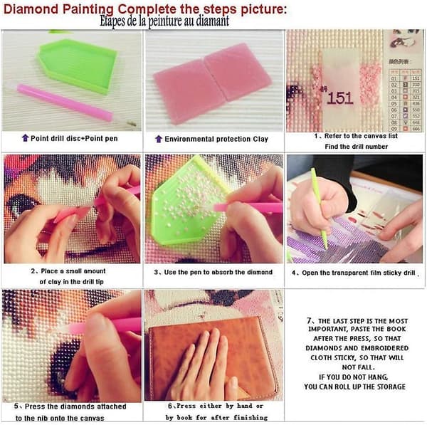 Enhörning 5d Diamantmålning Kit, Djurmålning Konst Hemvägg Dekor 30x40cm(o)