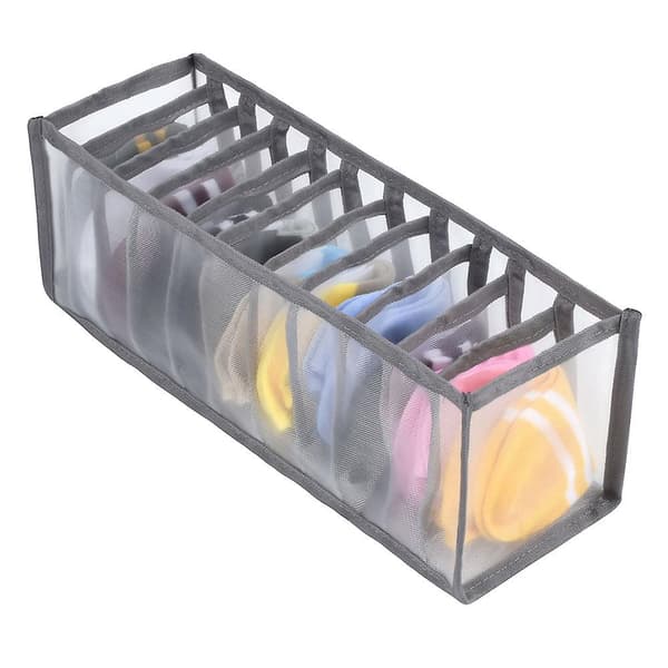 Garderobe, Sokk, Slips Organiserer (grå, 2 stk)
