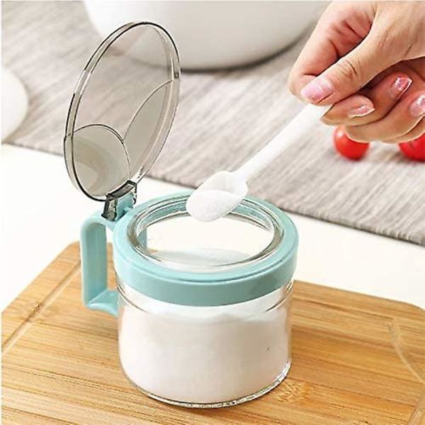 Hushållskryddbox set kreativ krydddispenser, köksglasburk kryddsaltburk kryddburk